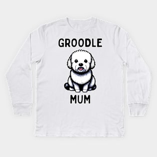 Groodle Mum Kids Long Sleeve T-Shirt